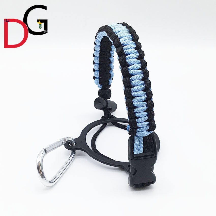 Amazon hidro frasco espacio olla llevar cuerda boca ancha taza de agua cuerda trenzada hervidor llevar cuerda portátil