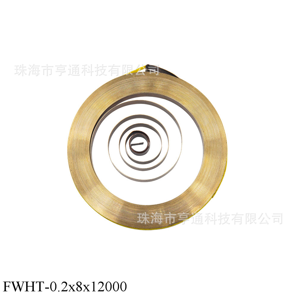 不锈钢启动发条 收线弹簧 汽车安全带发条平面涡卷发条卷簧