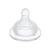 Silica gel matte children's safe anti-colic pacifier, wide neck