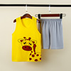 Summer children's vest for boys, cotton sports set sleevless, children's clothing, wholesale