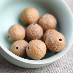 批發尼泊爾鳳眼菩提子散珠原籽紅皮文玩佛珠108顆DIY配珠已打孔