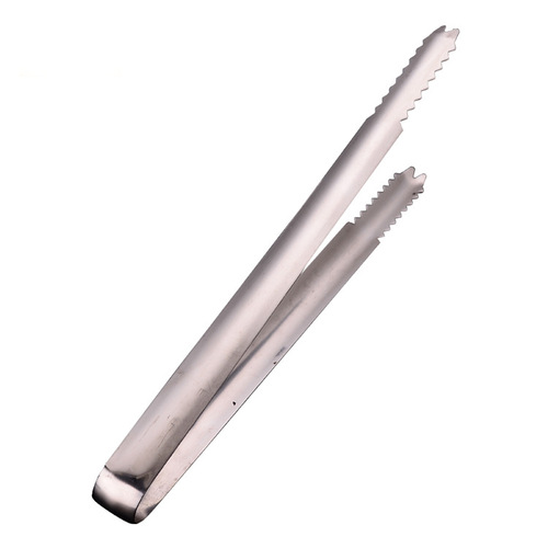 Stainless steel non-magnetic KTV bar ice clip kitchen supplies towel clip meal clip barbecue food clip ice cube clip