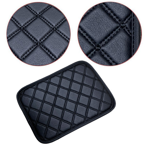 Universal Car Armrest Pad Cover Center Console PU Leather Protective Mat Four Seasons Universal Armrest Box Mat Car Accessories