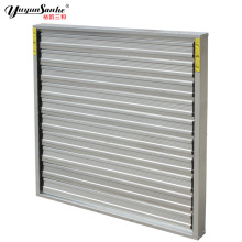 防雨通风百叶外墙通风口温室用电动百叶窗空调1新风系统出风口