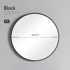 A piece of Nordic minimalist bathroom mirror fashion toilet round mirror wall hanging exemption bathroom mirror round