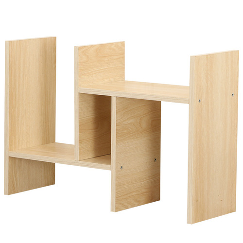 Minimalist modern desktop bookshelf, student-friendly simple children's bookcase storage rack, space-saving, desktop display rack