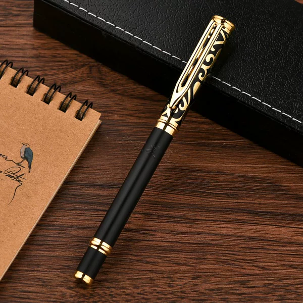 Golden Eagle Black Business Gift Signature Pen Metal Pen Ball Pen Gel Pen Advertising Pen Metal Signature Pen