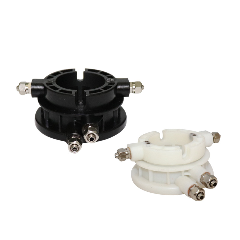 Desmontaje y montaje de neumáticos cambiador de neumáticos accesorios de válvula de guía de aire unen balanshi máquina de desmantelamiento de neumáticos de alta calidad blanco giratorio con válvula de aire