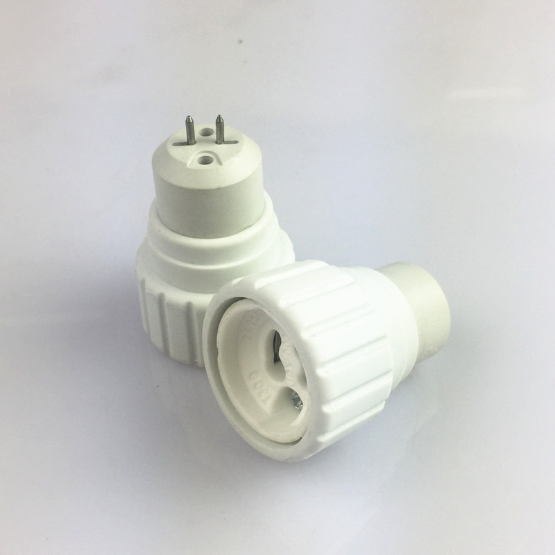 Source Factory Mr16 to Gu10 Conversion Lamp Holder Ceramic Inner Core Flame Retardant Pbt with Ce Certification