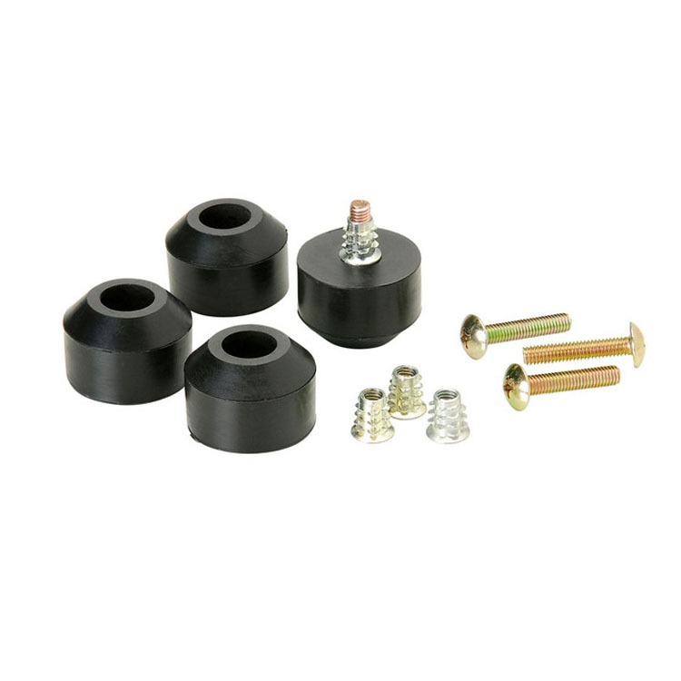 带垫片橡胶脚垫 桌椅家具沙发仪器机脚 环保橡胶垫脚减震垫脚