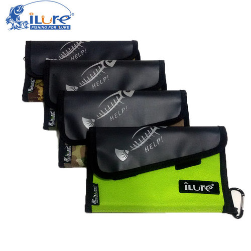 Eluya bait bag, soft bait bag, fishing gear bag, fake bait storage bag, fishing bait bag, Luya bait box with 6 ziplock bags