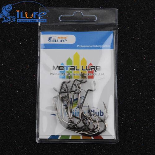 Luya Fishing Luya Crank Hook Soft Bait Hook High Carbon Hook Small Shrimp Hook Soft Worm Hook Texas Fishing Group Accessories Hook