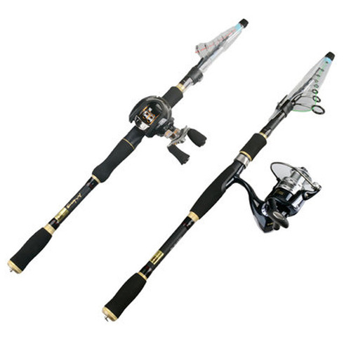 Luya vibrating telescopic Luya rod gun handle Luya rod straight handle telescopic short-joint rock fishing sea rod sea rod