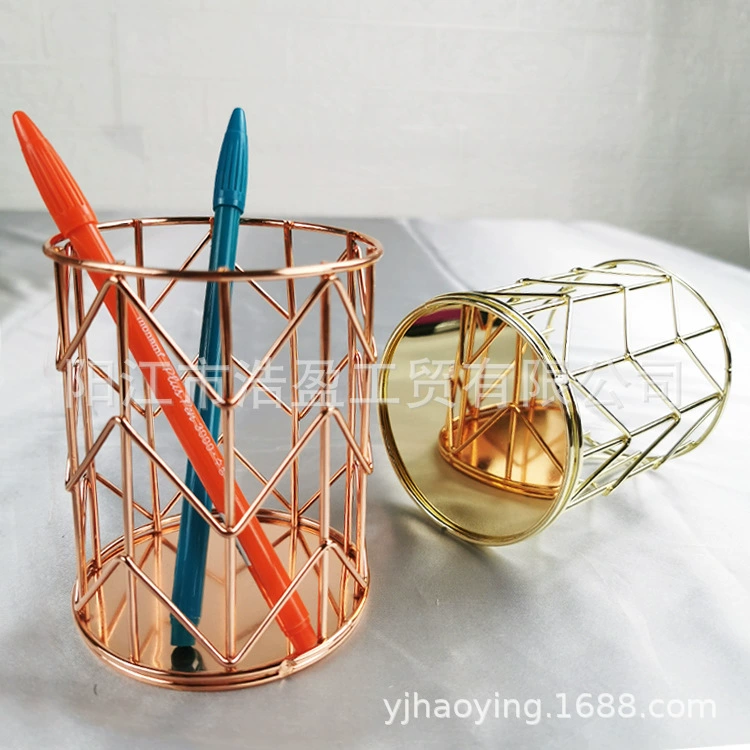 Pens holder, storage system, basket, metal pencil