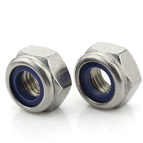 304 stainless steel nylon lock nut M2-M36 lock nut self-locking nut DIN985