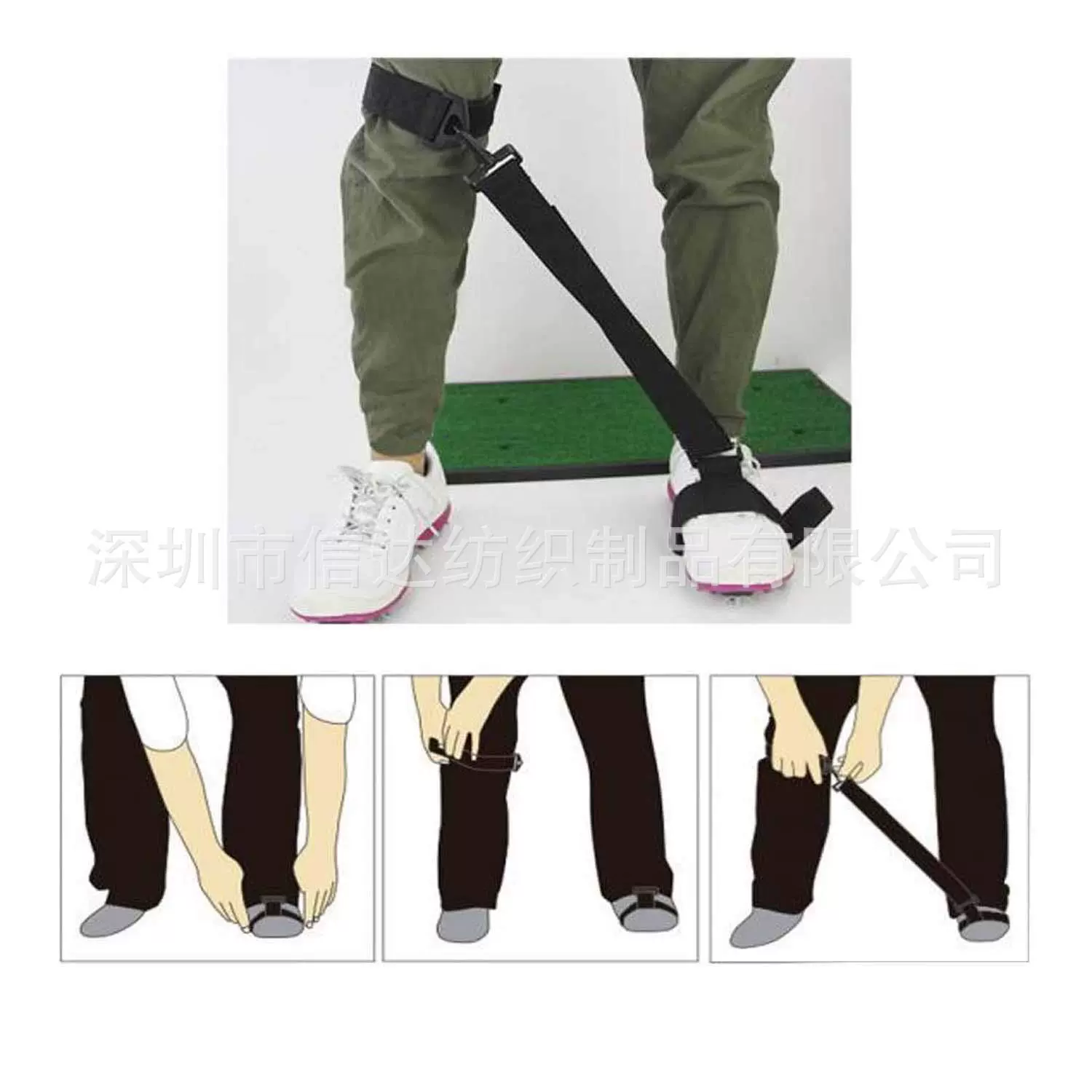 Golf clubs, correction bondage, practice for training, clips included