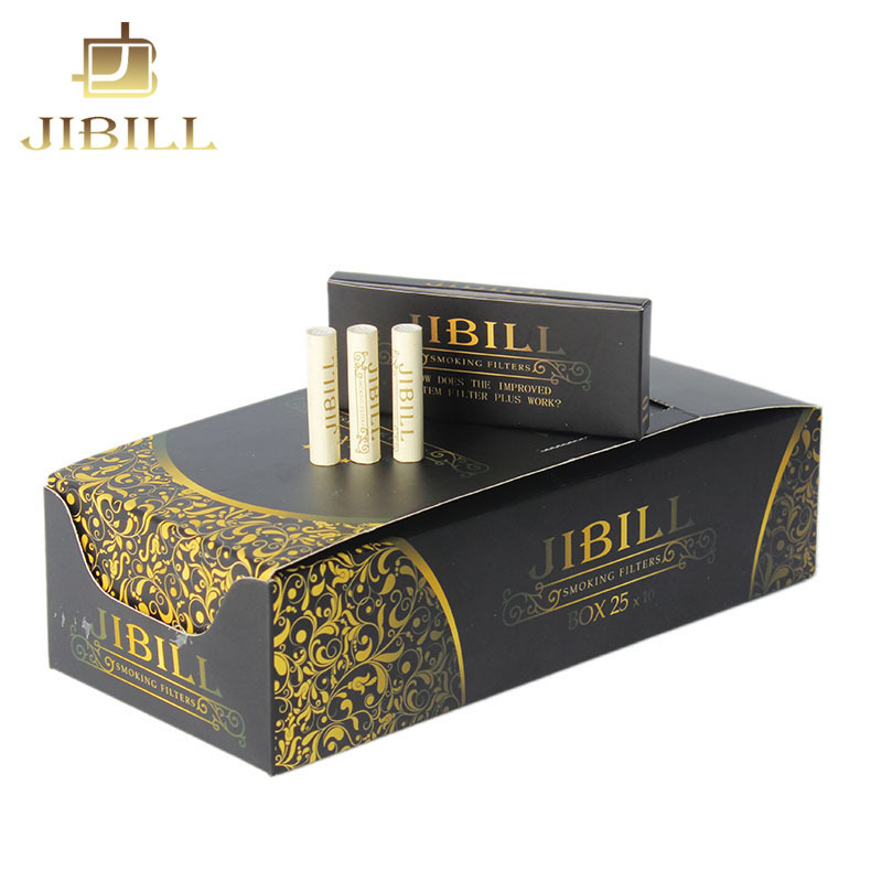 JIBILL9MM 活性炭滤芯烟具配件烟斗雪茄嘴滤芯250粒/盒跨境热卖