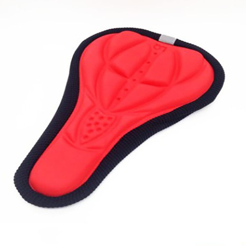 Mountain bike 3D seat cushion cover bicycle seat cushion bicycle thickened silicone sponge seat cushion soft saddle equipment accessories seat cover