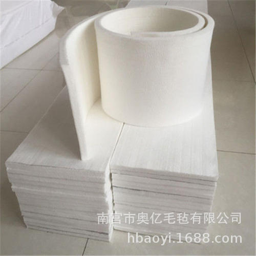 南宫分条机毛毡条  聚酯纤维白大化分层毛毡条 GO