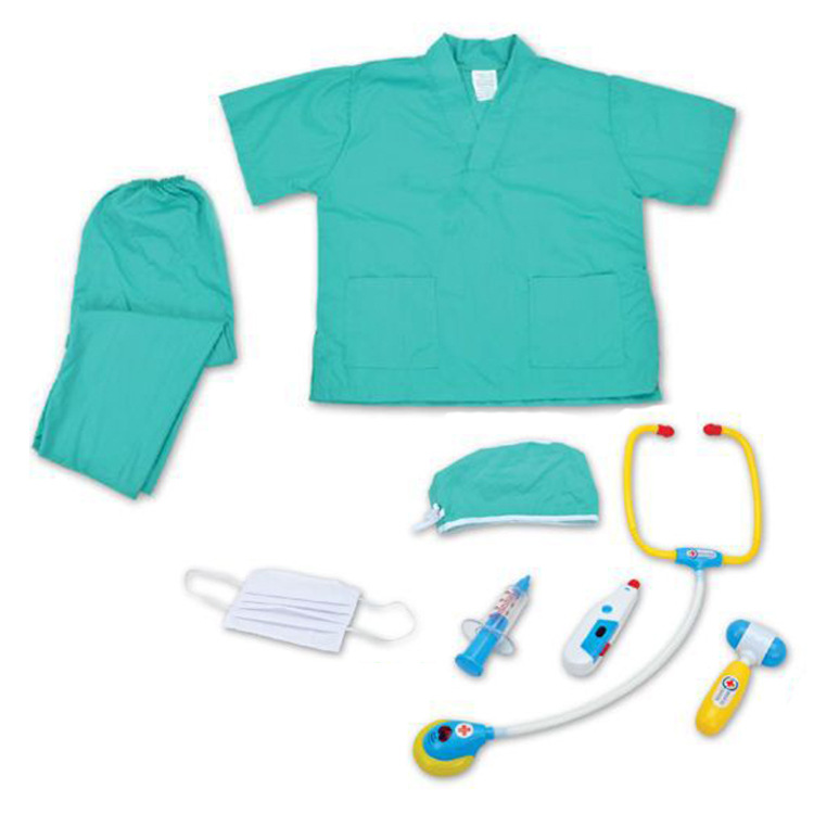 Cross-border Halloween Children's Day Party Performance Surgical Clothes Props Games Children's Play-house Cosplay Costume