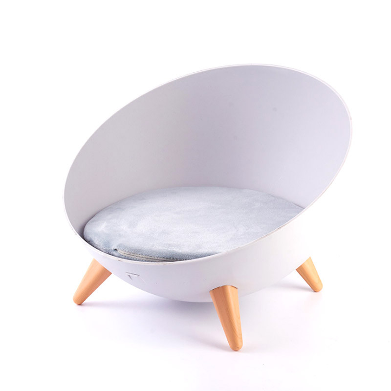 Celebridad de Internet Media bola gato nido perrera cómoda casa cálida cuatro estaciones Universal medio sellado gato casa Nido de mascotas de estilo nórdico