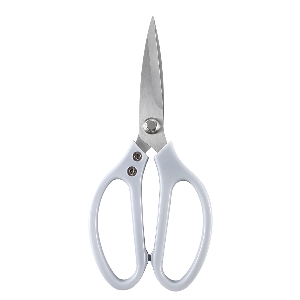 회색 플라스틱 손잡이 가위(1세대)