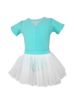 Children's summer dancing gym suit, clothing, with short sleeve