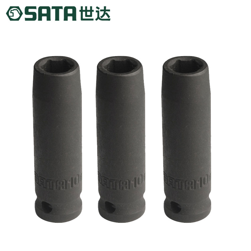 世达工具3/8系列10mm六6角风动套筒头子气动扳手加长套筒34101