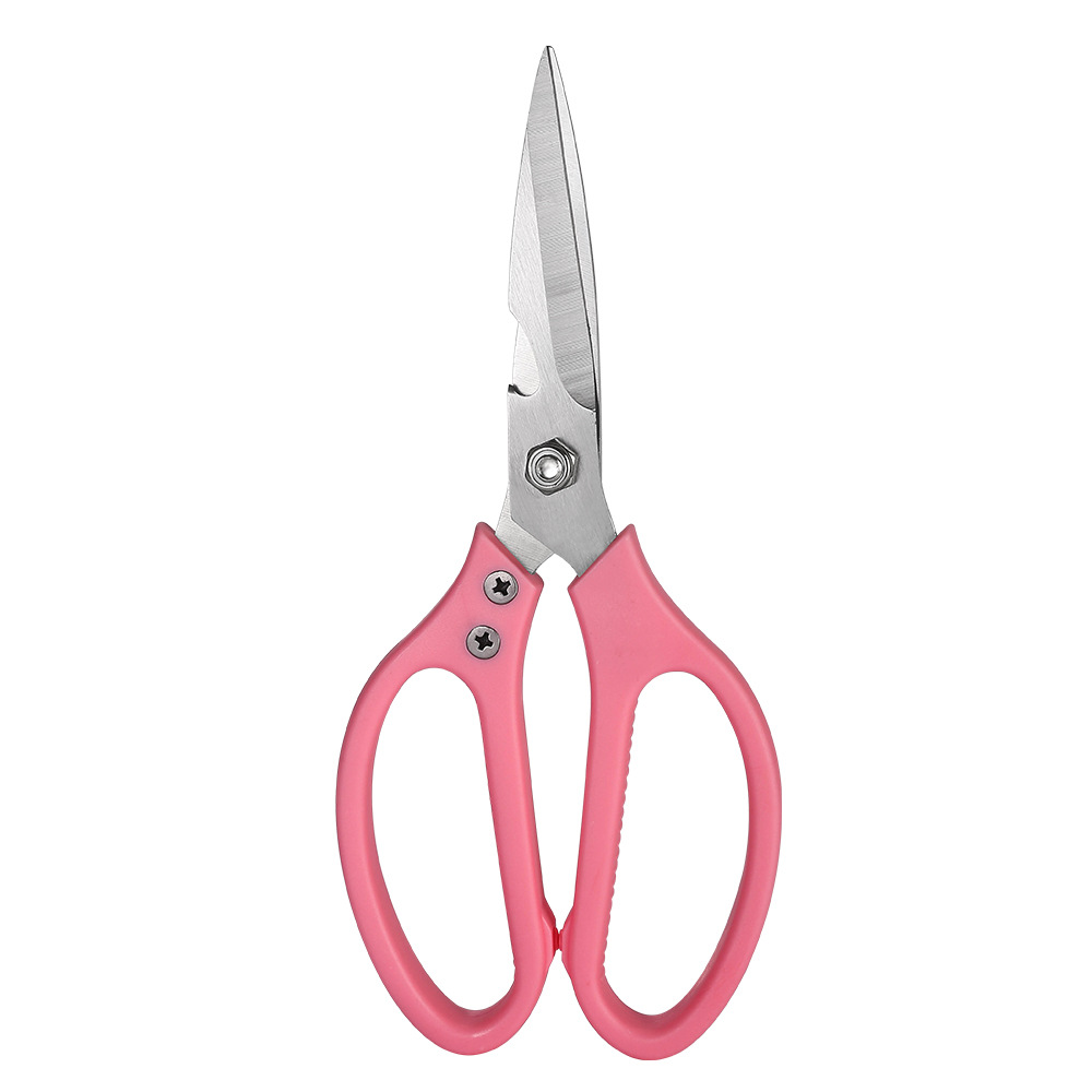 핑크색 플라스틱 손잡이 가위(2세대)