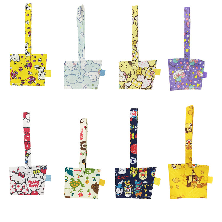 现货防水彩色卡通奶茶杯套 饮料环保袋咖啡杯袋手提袋可印LOGO