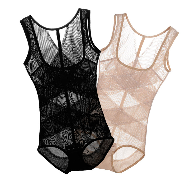 Seamless one-piece corset belly contracting waist shaping one-piece underwear tight shaping thin corset summer