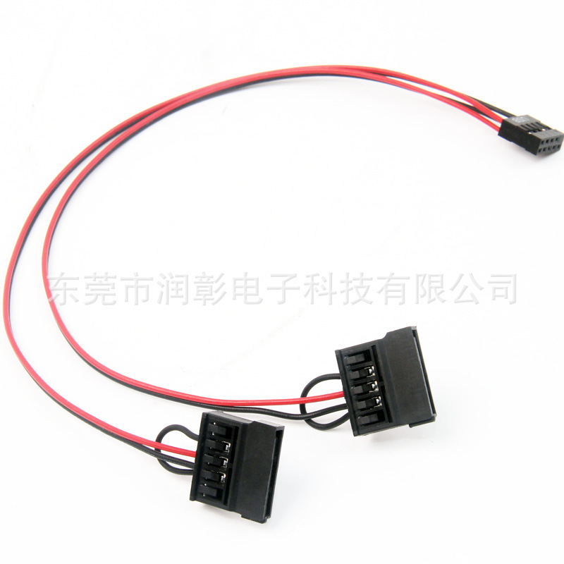 USB to SATA power cable ITX motherboard USB 9-pin 2.5-inch SATA Solid State Disk 35CM double-headed