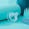 Silica gel matte children's safe anti-colic pacifier, wide neck