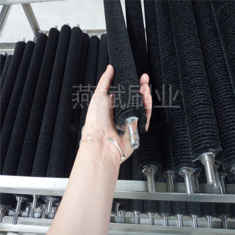 Glass Cleaning Pickling Spring Winding Nylon Silk Spiral Washing and Plate Washing Machine Brush CTP Plate Washing Machine Brush Roller