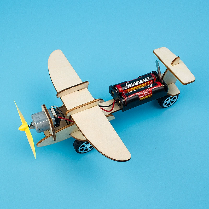 Glider for elementary school students, airplane, work materials set, handmade, mini experiment