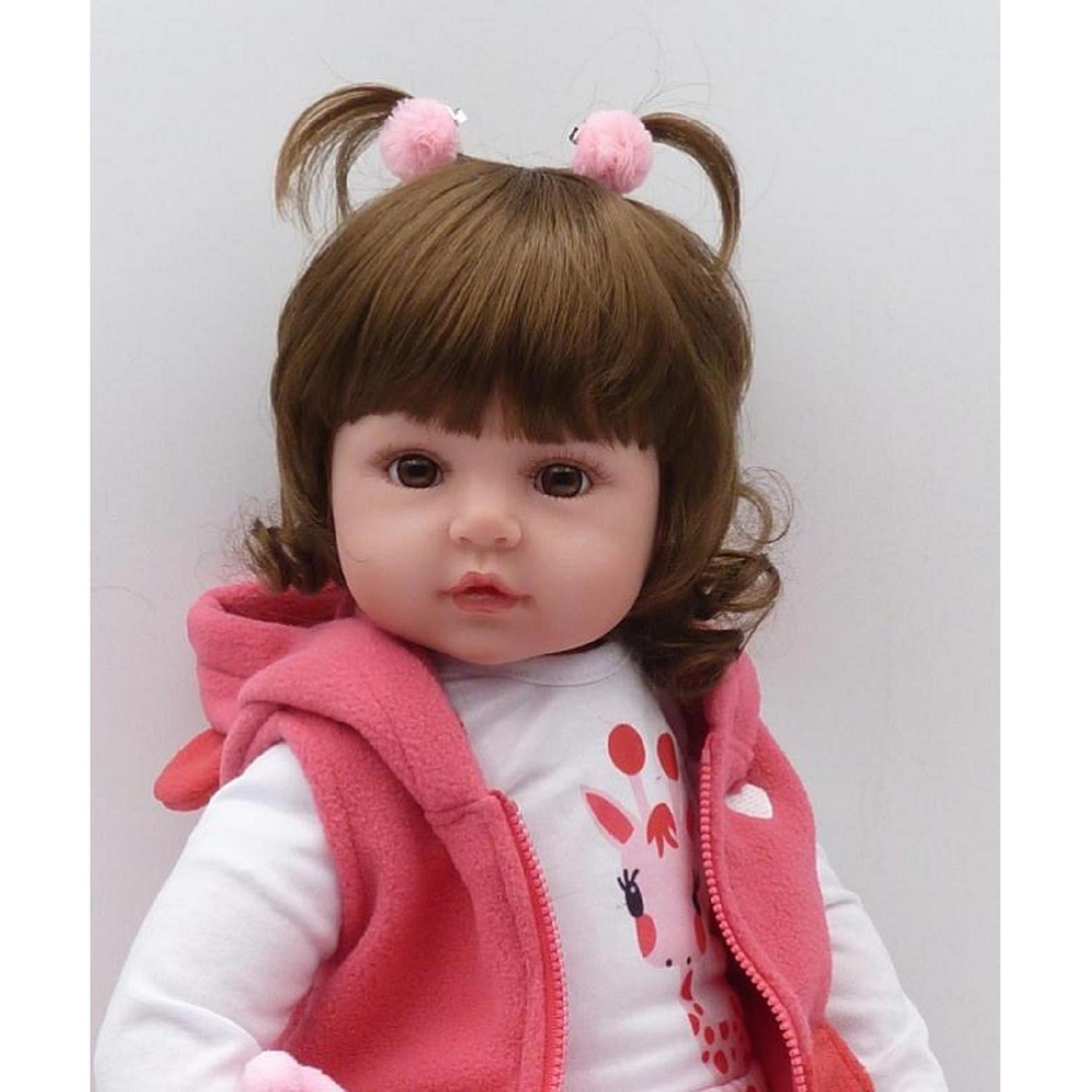 NPKCOLLECTION simulación bebé cuerpo de tela silicona realista muñeca niños lindo juguetes acompañamiento