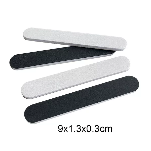 Manicure Tools, Hotel Supplies, Small Nail Rubbing Strips, Manicure Polishing Strips, Mini Black and White Nail File Strips, Frosted