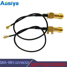 破板式SMA-K四脚插入PCB板转接线1.13线径WIFI天线延长馈线LTE线