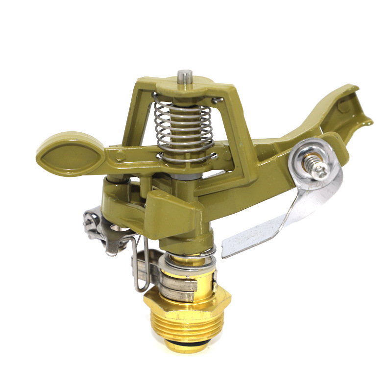 6 puntos de aleación de zinc rociador de césped verde rociador de 360 grados rociador de ángulo controlable rociador sin impuestos