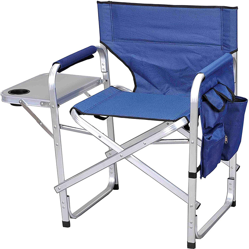 Suministro directo de fábrica Multi-especificación al aire libre portátil plegable Silla de playa de alta densidad Oxford tela silla de director Silla de playa