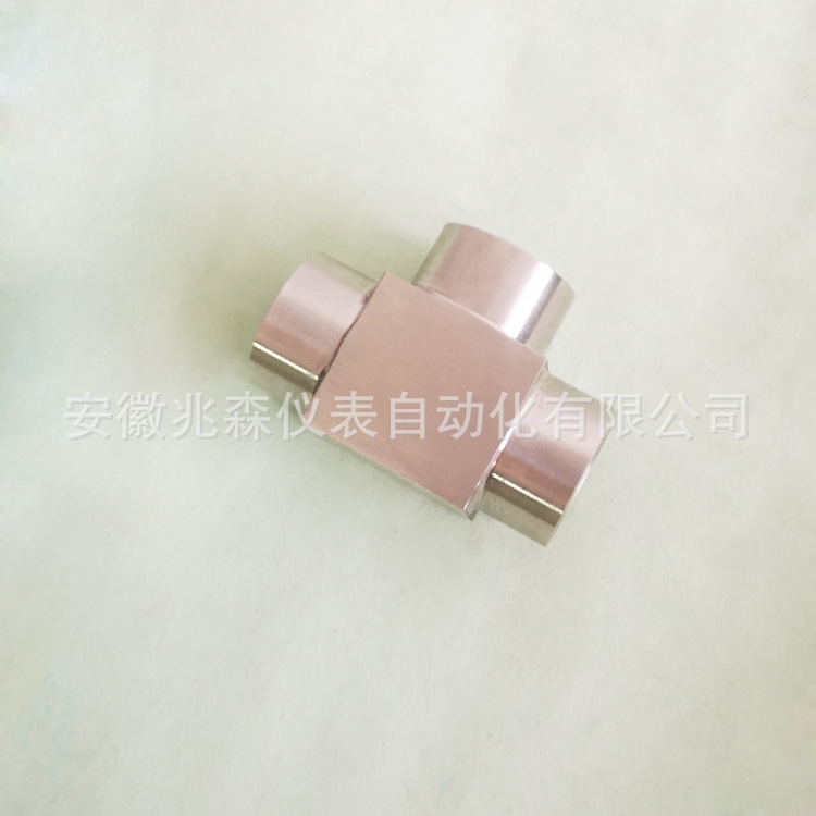 承插焊三通焊接式三通焊管接头对焊三通管接头高压三通接头φ14X2