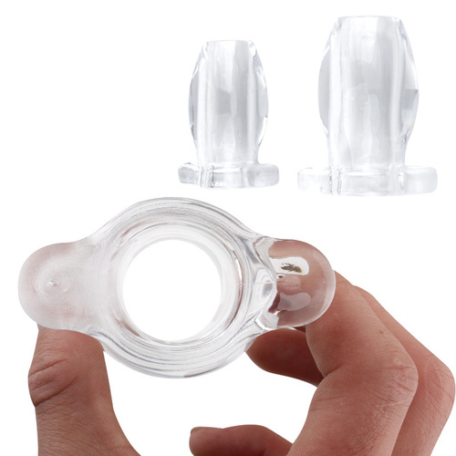 Hollow anal plug, anal dilator, multi-purpose peephole, cleaning anal sex device, adult sex toy, cross-border