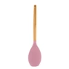 Silicone shallow scraper with wooden handle