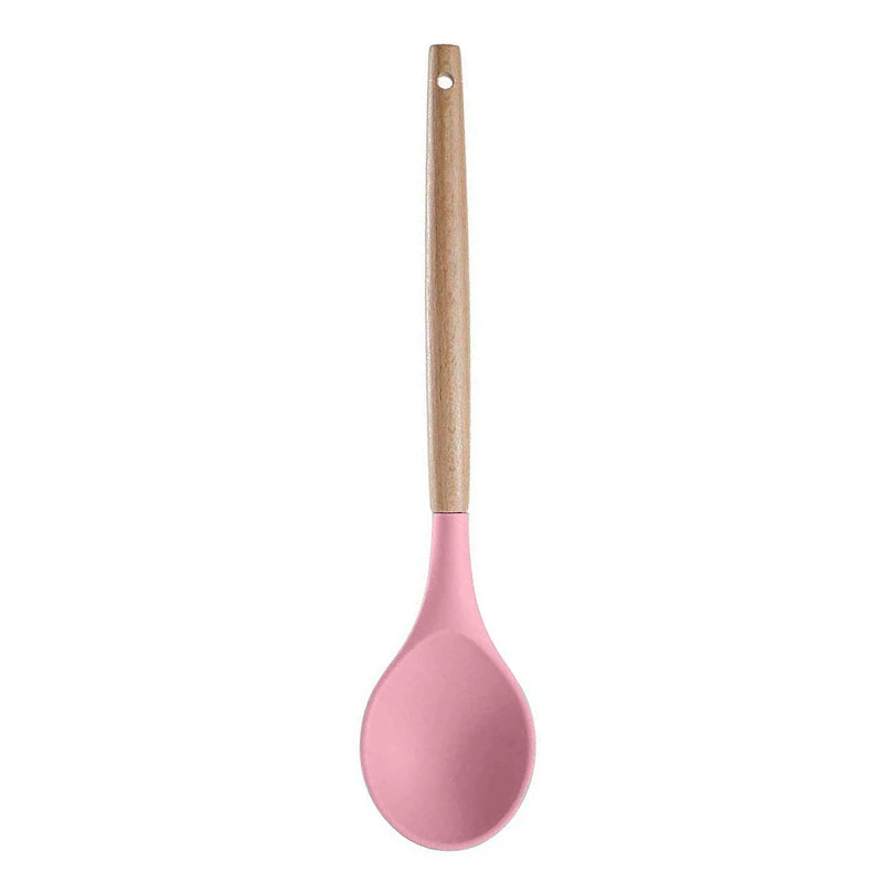 Fuchsia silicone kitchenware, set, storage system, 9 pieces, 11 pieces, 12 pieces