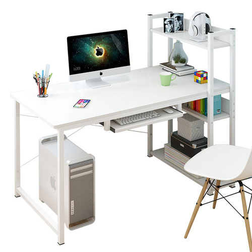 Computer desk desktop home desk bookshelf combination cabinet integrated simple modern student writing desk bedroom simple
