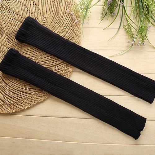 Autumn and winter warm pile wool socks over the knee 50cm yoga dance socks knee pads