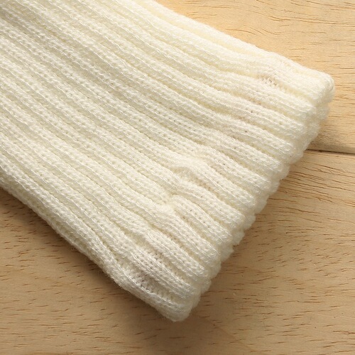 Autumn and winter warm pile wool socks over the knee 50cm yoga dance socks knee pads