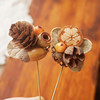 Rural Wind Mori retro fruit flowers brooch wholesale flower cute girl pulp, simulation of gender needle