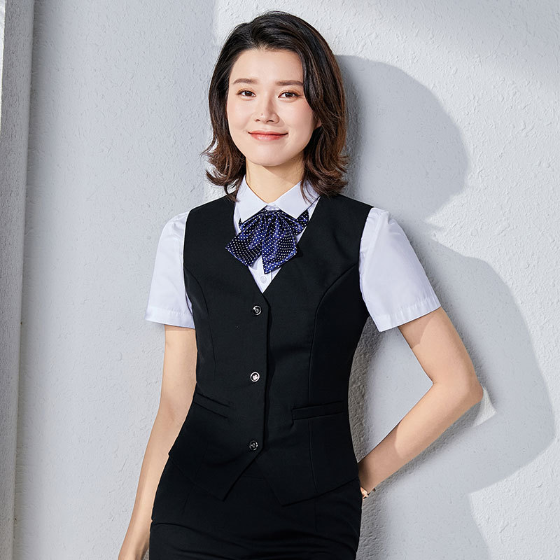 원피스 블랙 조끼