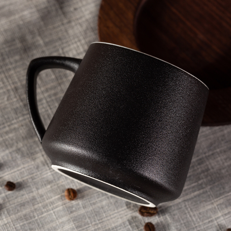 Taza de cerámica original Selección de tazas de café con tapa cuchara caja de regalo conjunto de bolsas LOGO grabado